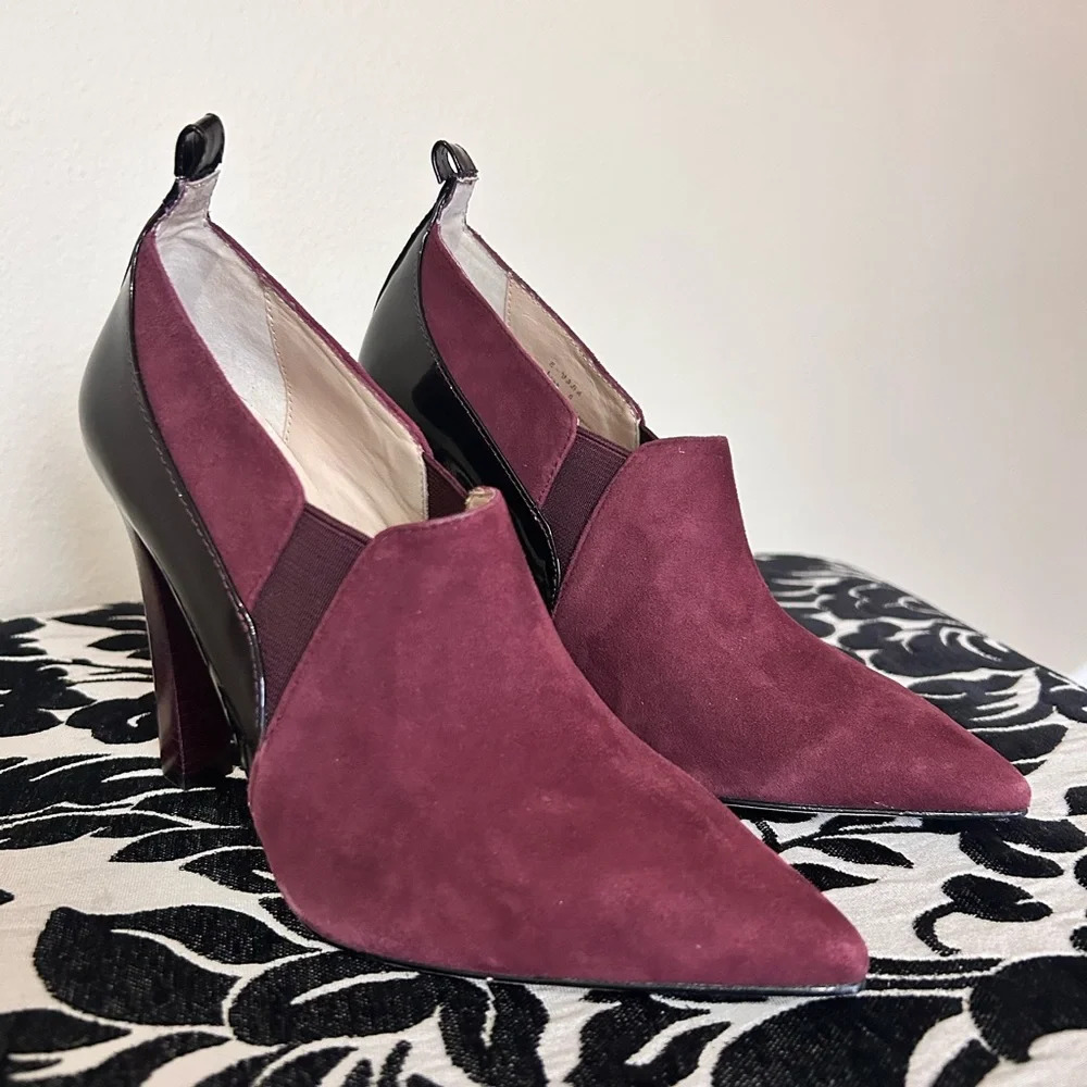 Elizabeth and James Vida Burgundy Dress Pumps 6B (Flawed)